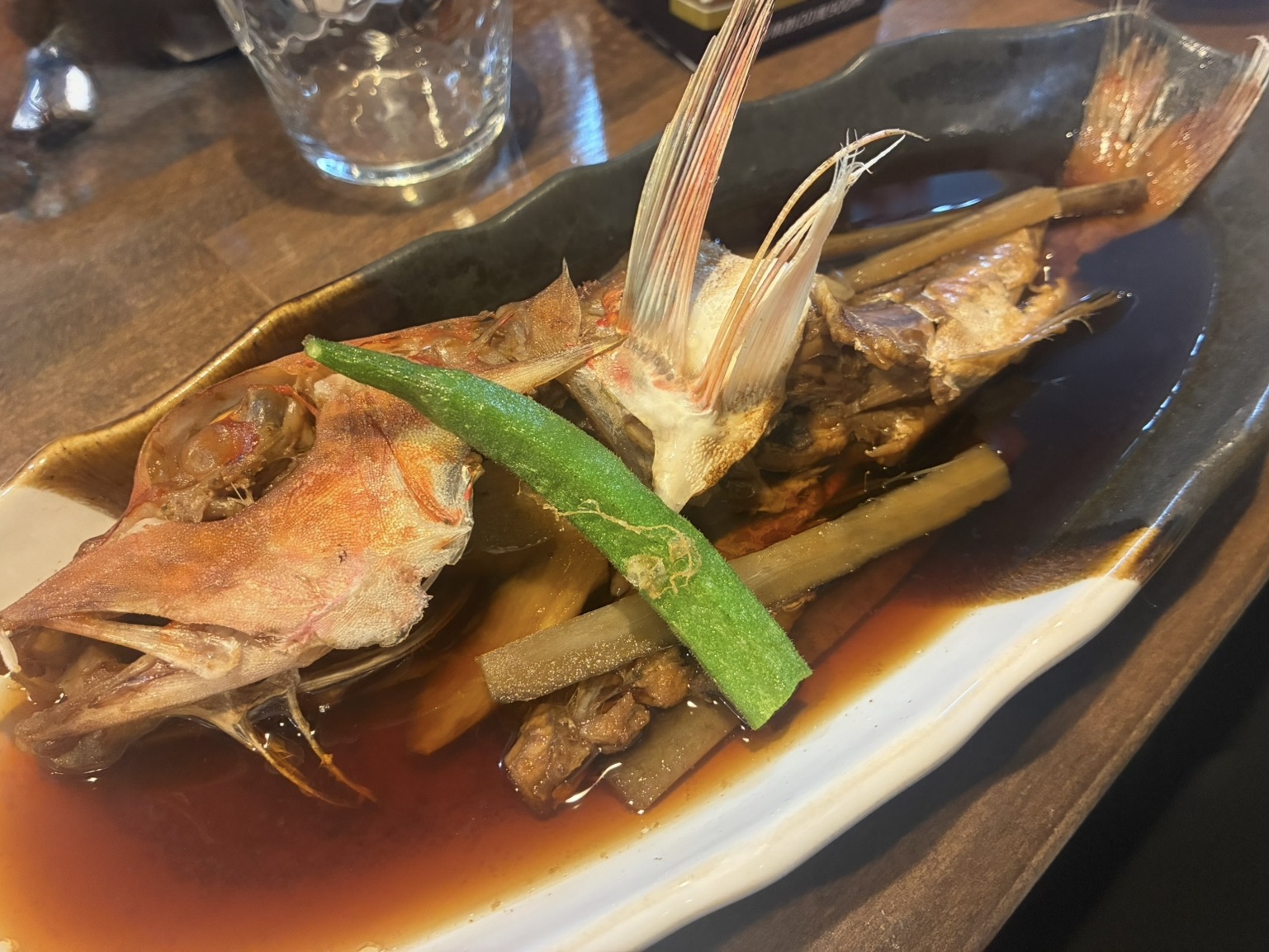 魚の煮付け 小なす